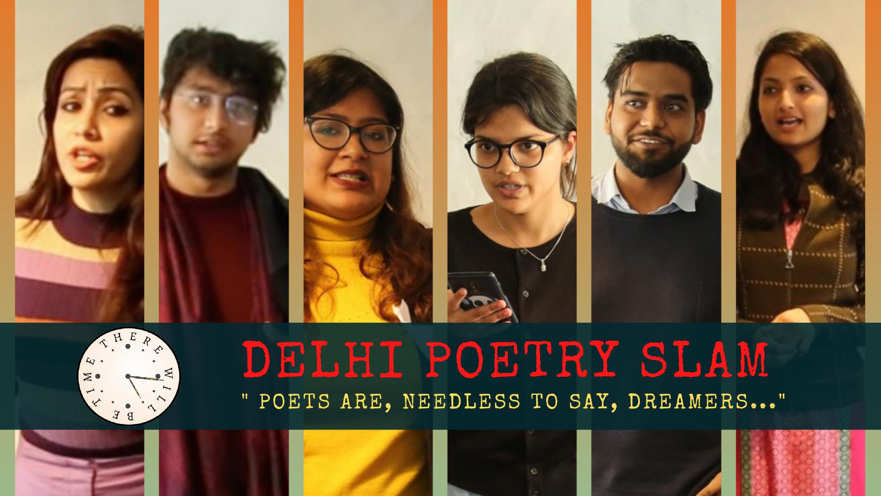Delhi Poetry Slam Feb 2020 event participants